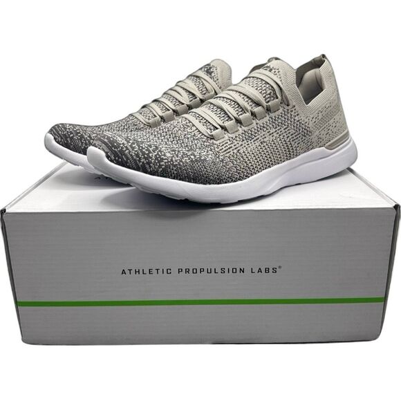NWT APL Mens Gray Ombre Techloom Breeze Running Sneaker Size 9 Lace Up Low Top - Picture 1 of 15